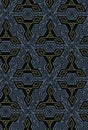 Geometric optical illusion vibration design.Triangles colors seamless pattern.
