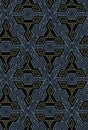 Geometric optical illusion vibration design.Triangles colors seamless pattern.