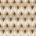 Geometric ornament gold seamless pattern. Modern art deco stylish texture. Gold trendy glitter print background Royalty Free Stock Photo