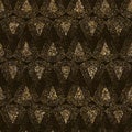 Geometric ornament gold seamless pattern. Modern art deco stylish texture. Gold trendy glitter print background Royalty Free Stock Photo