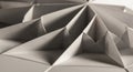 Geometric paper art features intricate, angular folds creating a three-dimensional design. The Royalty Free Stock Photo