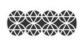 Geometric Pattern for Abstract Design and Texture, vector design Generative AI Royalty Free Stock Photo