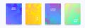 Geometric pattern background, color gradient halftone vector abstract trendy line graphic design. Simple minimal halftone color