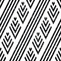 3095 Geometric pattern with black lines, modern stylish image. Royalty Free Stock Photo