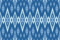 geometric pattern border illustration on a blue background Royalty Free Stock Photo