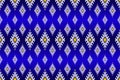 geometric pattern border illustration on a blue background Royalty Free Stock Photo