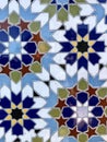 Geometric pattern ceramic tiles