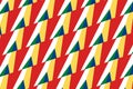 Geometric pattern in the colors of the national flag of Seychelles. The colors of Seychelles