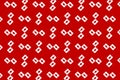 Geometric pattern in the colors of the national flag of Tonga. The colors of Tonga