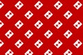 Geometric pattern in the colors of the national flag of Tonga. The colors of Tonga