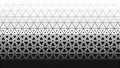 Geometric pattern composed of repeated equilateral triangles, creating a gradient effect from black through gray to white. Royalty Free Stock Photo