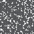 Geometric pattern composed of triangular shapes in shades of Royalty Free Stock Photo