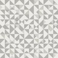 Geometric pattern composed of various shades of gray and white triangles arranged in a symmetrical, Royalty Free Stock Photo