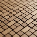 A geometric pattern consisting of wooden blocks arranged in a grid Royalty Free Stock Photo