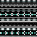 Geometric pattern ethnic style design Royalty Free Stock Photo
