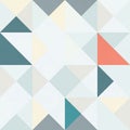 Geometric pattern featuring an array of triangles and squares in Royalty Free Stock Photo