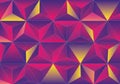Geometric pattern featuring a 3D effect created by overlapping Royalty Free Stock Photo