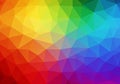 Geometric pattern featuring a gradient of colors transitioning from Royalty Free Stock Photo