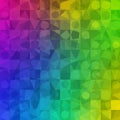 Geometric pattern featuring a gradient of triangular and polygonal shapes Royalty Free Stock Photo