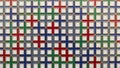 Geometric pattern featuring a grid of interconnected squares and crosses Royalty Free Stock Photo