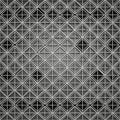 Lines, creating a complex lattice of smaller diamond and triangula Royalty Free Stock Photo