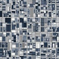 Geometric pattern featuring a grid of rectangles and squares in Royalty Free Stock Photo