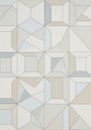 Geometric pattern featuring a grid of repeating shapes resembling Royalty Free Stock Photo