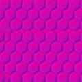 A geometric pattern featuring hexagonal shapes creates a three-dimensional illusion. Royalty Free Stock Photo