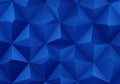 Geometric pattern featuring interconnected blue polygons, creating a three-dimensional effect. Each Royalty Free Stock Photo