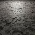 Geometric pattern featuring interconnected hexagonal and pentagonal Royalty Free Stock Photo