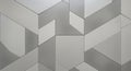 Geometric pattern featuring interlocking rectangular shapes in shades of gray. The design creates a Royalty Free Stock Photo