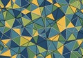 Geometric pattern featuring irregular polygons, primarily triangles, Royalty Free Stock Photo