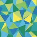 Geometric pattern featuring a mix of triangles in varying sizes and orientations Royalty Free Stock Photo