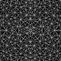 Geometric pattern featuring a network of interconnected, white, angular lines forming Royalty Free Stock Photo