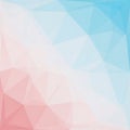 Geometric pattern featuring overlapping triangles in soft shades of Royalty Free Stock Photo