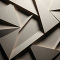 Geometric pattern featuring overlapping triangular shapes with varying Royalty Free Stock Photo