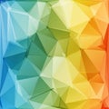 Geometric pattern featuring polygonal shapes creating a mosaic Royalty Free Stock Photo