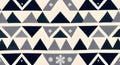 Geometric pattern featuring rows of alternating navy and gray triangles. Royalty Free Stock Photo