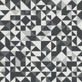 Geometric pattern featuring a series of black, white, and gray triangles and Royalty Free Stock Photo
