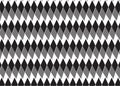 Geometric pattern featuring a series of diamond shapes Royalty Free Stock Photo