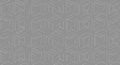 Geometric pattern featuring a series of interlocking cube-like shapes generated Royalty Free Stock Photo