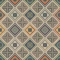 Geometric pattern featuring a series of interlocking squares and Royalty Free Stock Photo