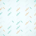 Geometric pattern featuring stylized arrows and Royalty Free Stock Photo