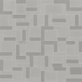 Geometric pattern featuring a symmetrical grid of rectangles and squares. Shades of gray create a Royalty Free Stock Photo
