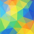Geometric pattern featuring a vibrant array of overlapping polygons Royalty Free Stock Photo