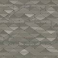 Geometric pattern formed by overlapping diamond-shaped panels. The structure Royalty Free Stock Photo