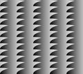 Geometric pattern with grayscale fill. Seamlesly repeatable. Abs