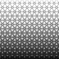 Geometric pattern. Halftone diamond background. Abstract geometric gradient. Black and white fading texture for design prints. Fad