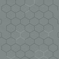 Geometric pattern of hexagons arranged in a seamless, repeating grid Royalty Free Stock Photo