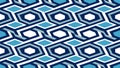 Geometric pattern of hexagons and rhombuses in blue tones Royalty Free Stock Photo